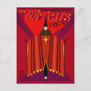 The Witch's Friend October Magazine Postcard