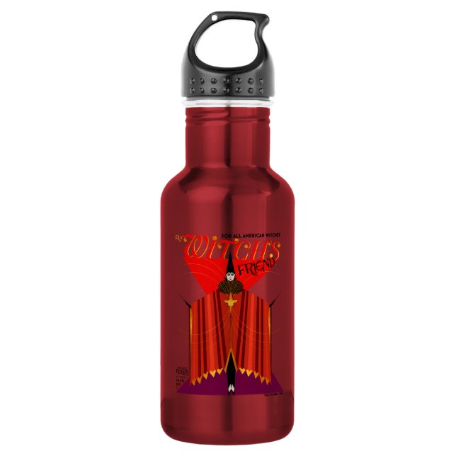 The Witch's Friend October Magazine Stainless Steel Water Bottle (Front)