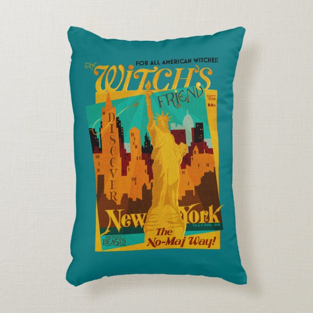 The Witch's Friend September Magazine Decorative Pillow (Front(Vertical))