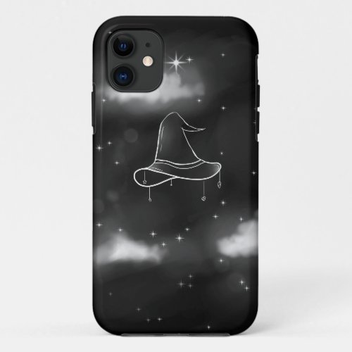 The witchs hat black  iPhone 11 case