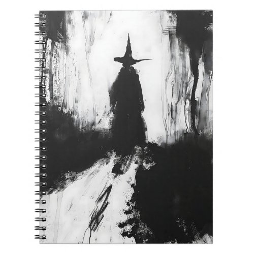 The Witchs Path Black White Spells Art Journal