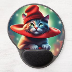the wizard cat gel mouse pad