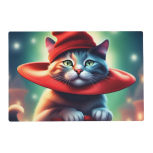 the wizard cat placemat