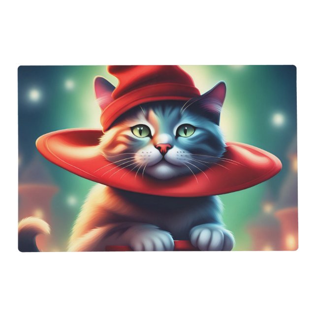 the wizard cat placemat (Front)