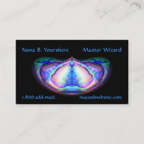 The Wizard Color Business Card