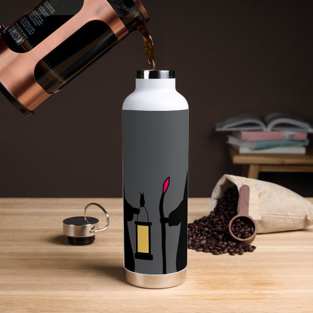 The Wizard Copper Vacuum Water Bottle (Coffee)