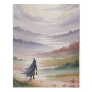 The Wizard Faux Canvas Print