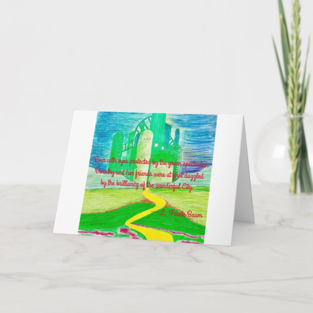 The Wizard of Oz Art Card (Front)