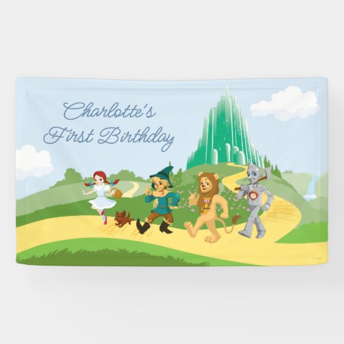 The Wizard Of Ozâ  Birthday Banner