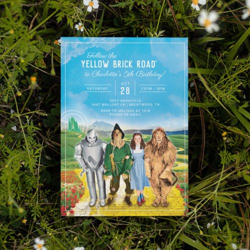 The Wizard of Oz Birthday Invitation