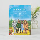 The Wizard of Oz Birthday Invitation (Standing Front)