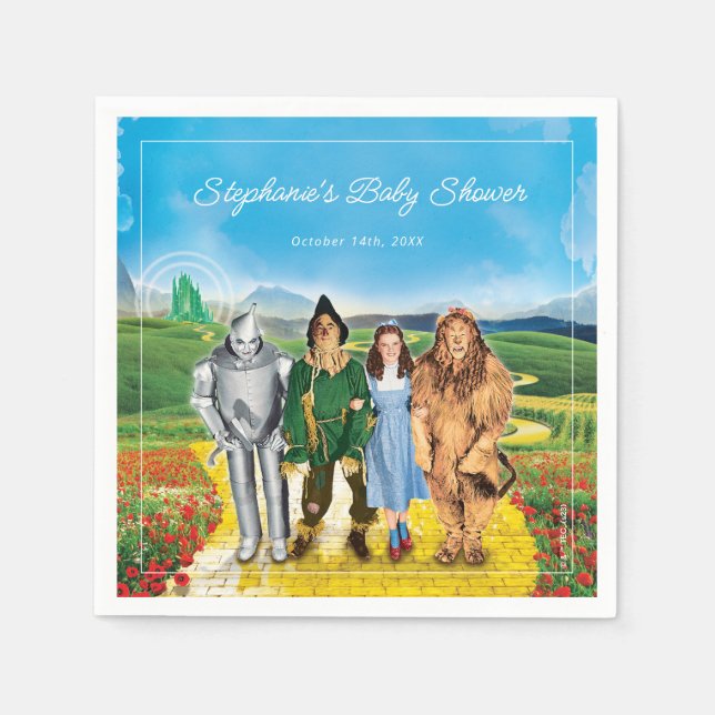 The Wizard Of Oz™ Birthday Napkins (Front)