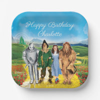 The Wizard Of Oz™ Birthday Paper Plates