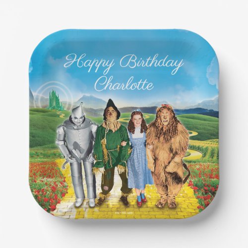 The Wizard Of Ozâ Birthday Paper Plates