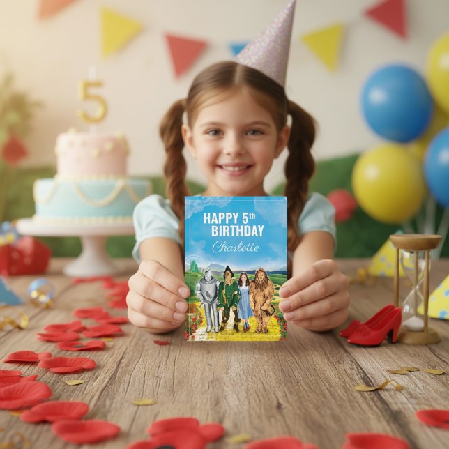 The Wizard Of Oz™ |  Custom Happy Birthday Card (Creator Uploaded)
