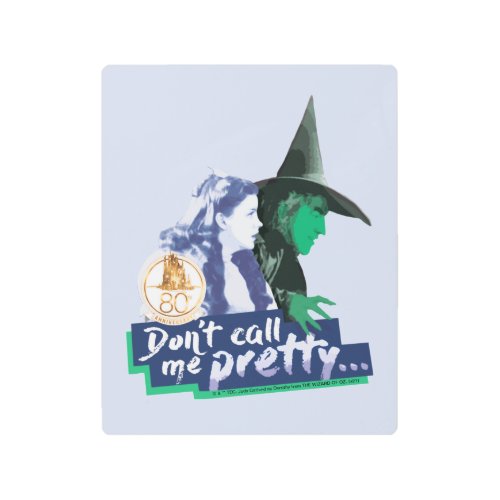 The Wizard Of Oz  Dont Call Me Pretty Metal Print