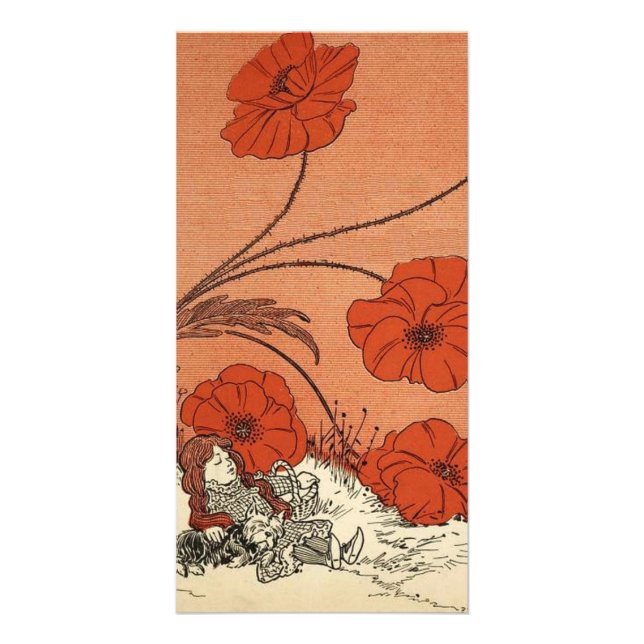 The Wizard of Oz Dorothy and Toto in the Poppy Fie Card (Front)