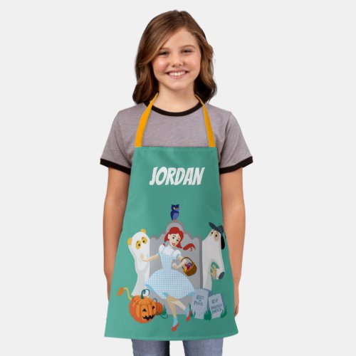 The Wizard Of Oz  Dorothy Halloween Happy Dance Apron