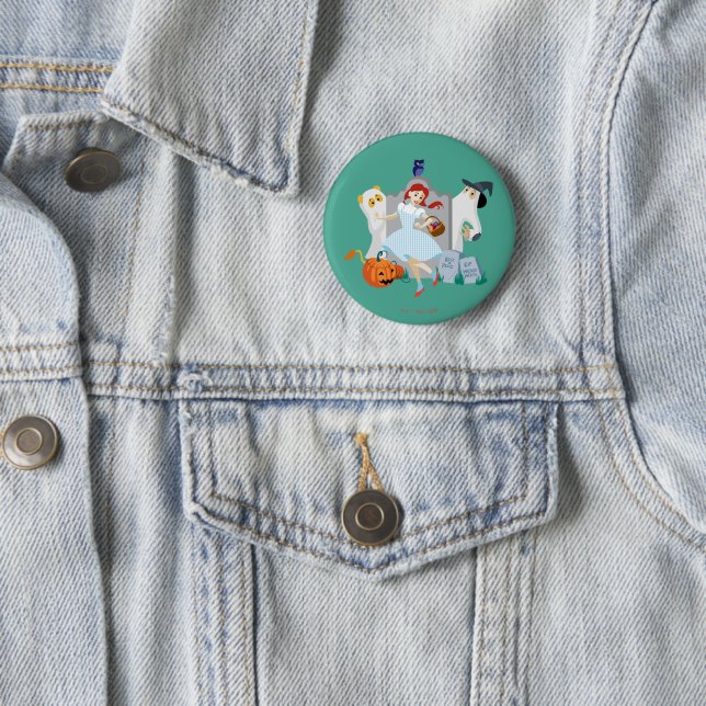 The Wizard Of Oz™ | Dorothy Halloween Happy Dance Button (In Situ)