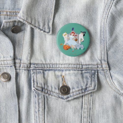 The Wizard Of Oz  Dorothy Halloween Happy Dance Button