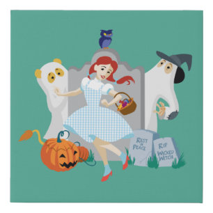 The Wizard Of Oz™   Dorothy Halloween Happy Dance Faux Canvas Print