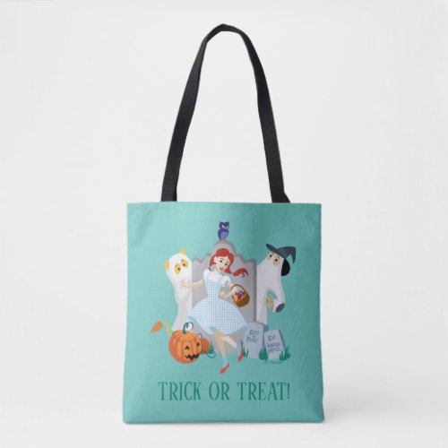 The Wizard Of Oz  Dorothy Halloween Happy Dance Tote Bag