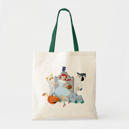 The Wizard Of Oz  Dorothy Halloween Happy Dance Tote Bag