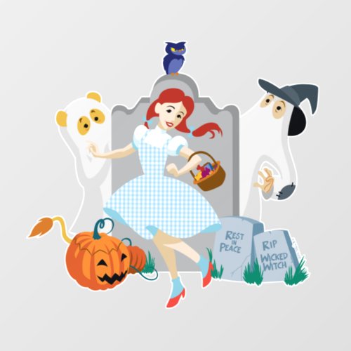 The Wizard Of Ozâ  Dorothy Halloween Happy Dance Wall Decal
