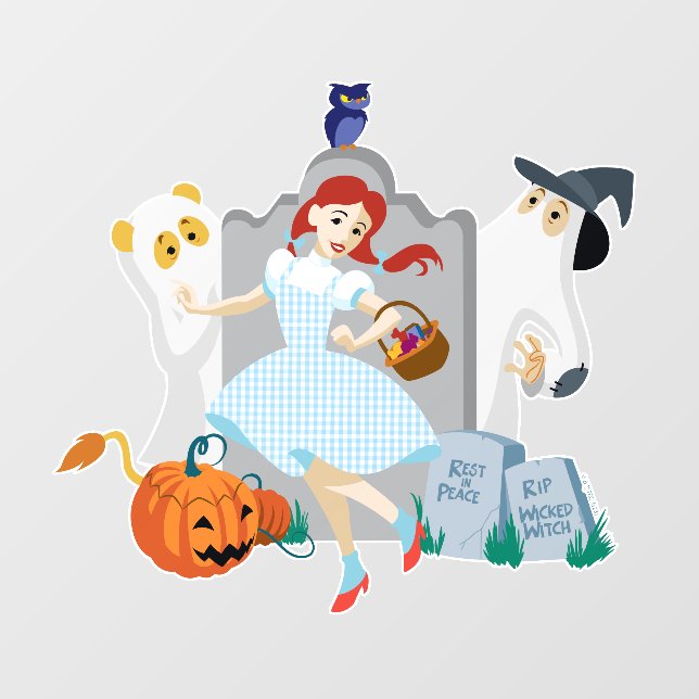 The Wizard Of Oz™ | Dorothy Halloween Happy Dance Wall Decal (Front)