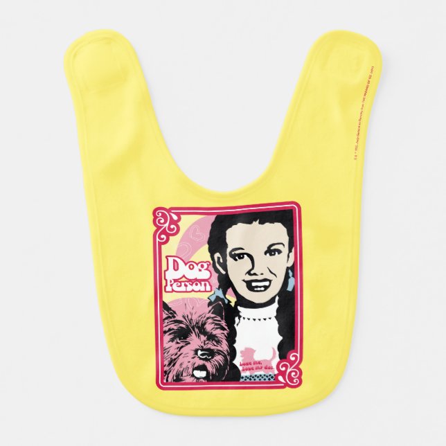 The Wizard Of Oz™ | Dorothy™ & Toto™ - Dog Person Baby Bib (Front)