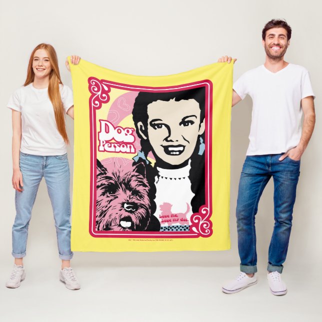 The Wizard Of Oz™ | Dorothy™ & Toto™ - Dog Person Fleece Blanket (In Situ)
