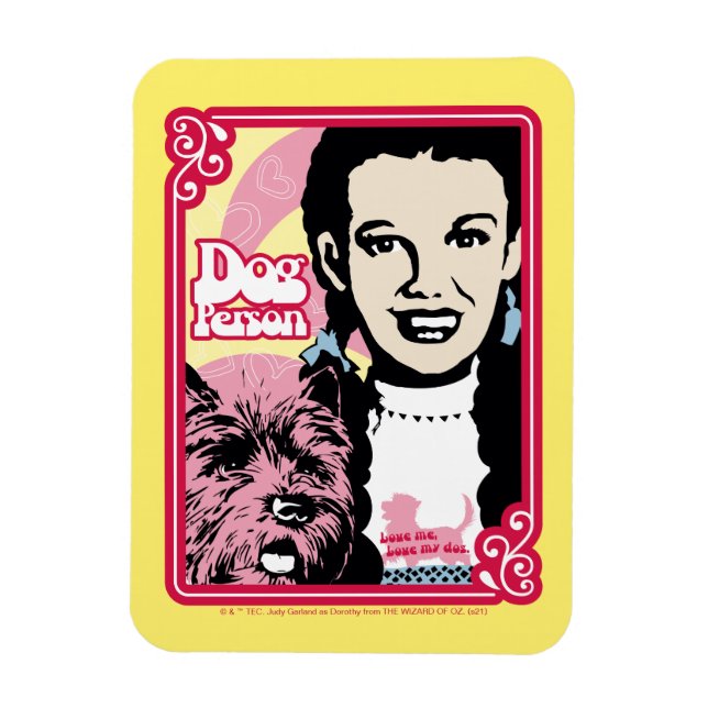 The Wizard Of Oz™ | Dorothy™ & Toto™ - Dog Person Magnet (Vertical)