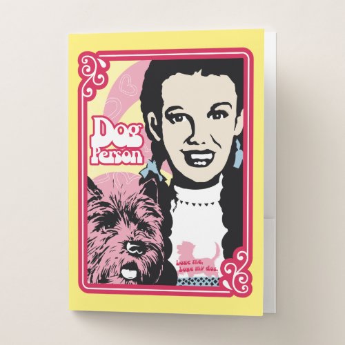 The Wizard Of Oz  Dorothy  Toto _ Dog Person Pocket Folder