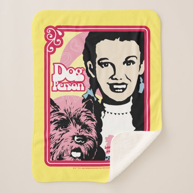 The Wizard Of Oz™ | Dorothy™ & Toto™ - Dog Person Sherpa Blanket (Front)