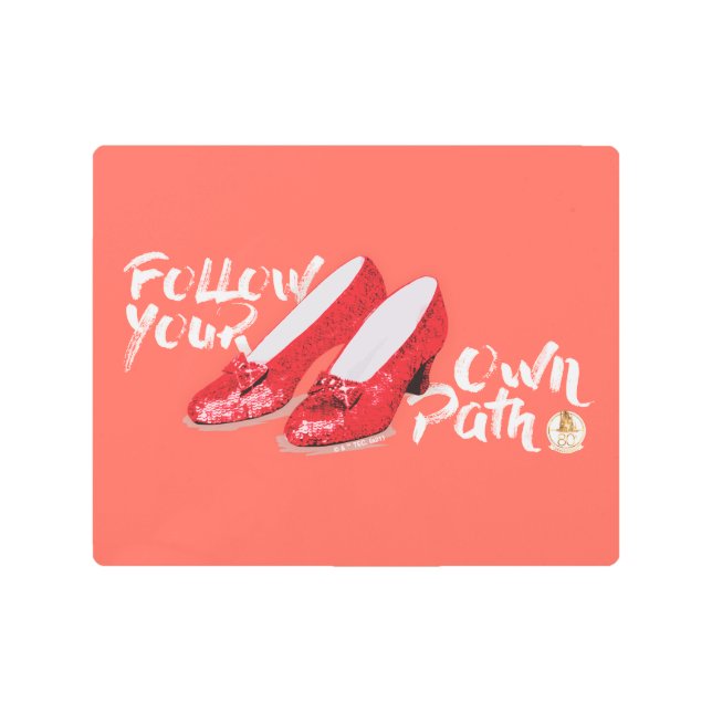 The Wizard Of Oz™ | Follow Your Own Path Metal Print (Front)