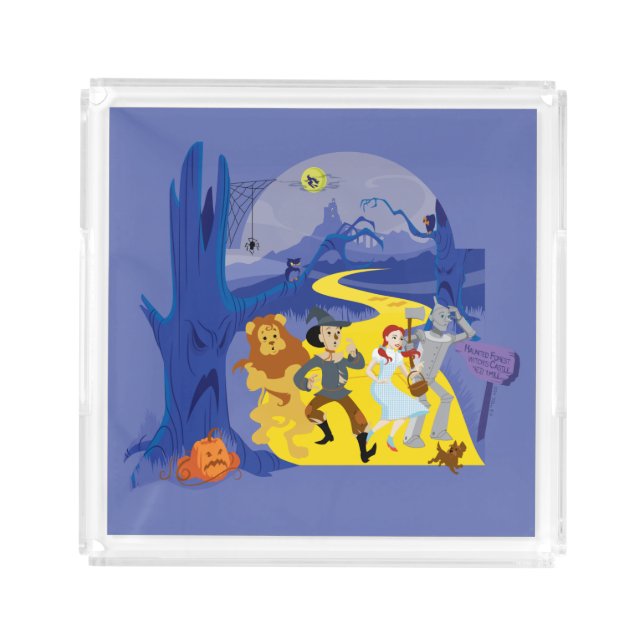 The Wizard Of Oz™ | Halloween Haunted Forest Acrylic Tray (Front)