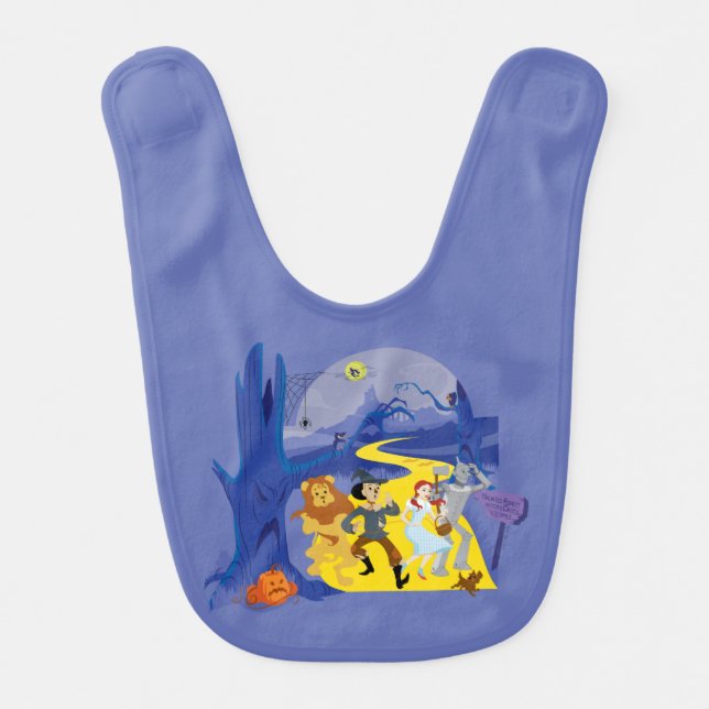 The Wizard Of Oz™ | Halloween Haunted Forest Baby Bib (Front)