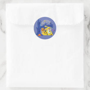 The Wizard Of Oz™   Halloween Haunted Forest Classic Round Sticker
