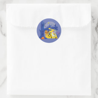 The Wizard Of Oz™ | Halloween Haunted Forest Classic Round Sticker