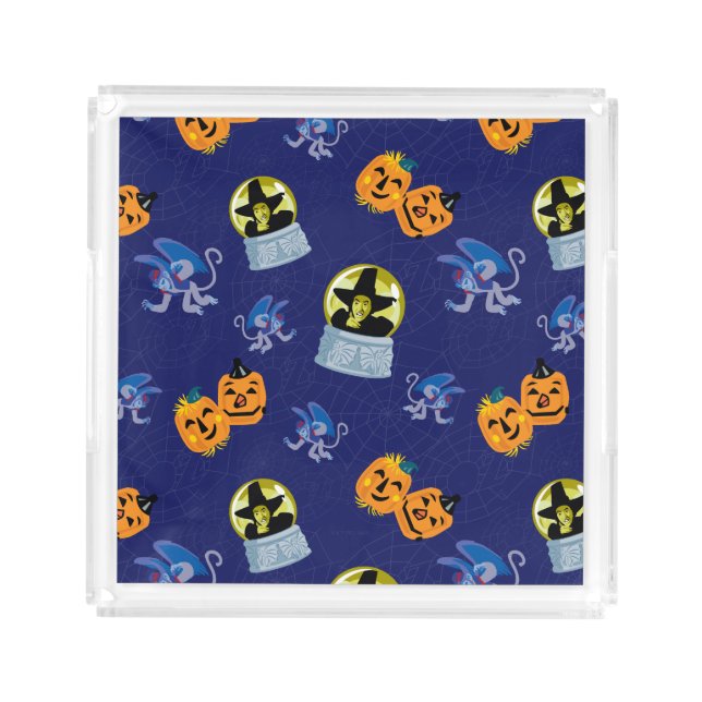 The Wizard Of Oz™ | Halloween Wicked Witch Pattern Acrylic Tray (Front)
