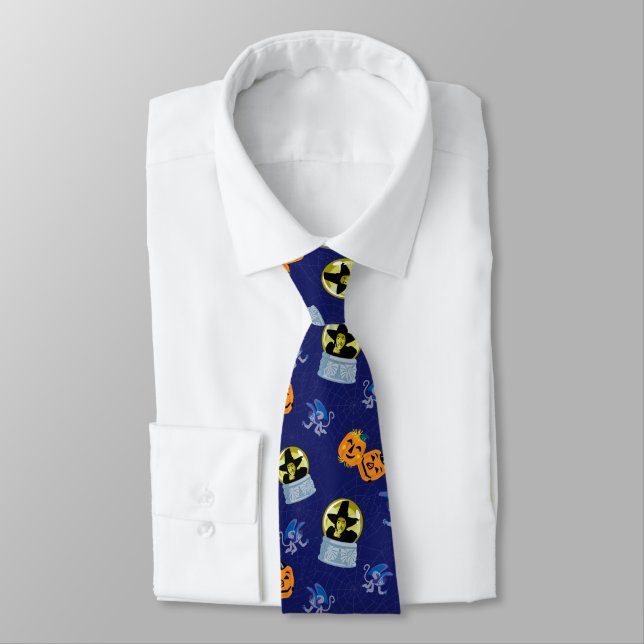 The Wizard Of Oz™ | Halloween Wicked Witch Pattern Neck Tie (Tied)