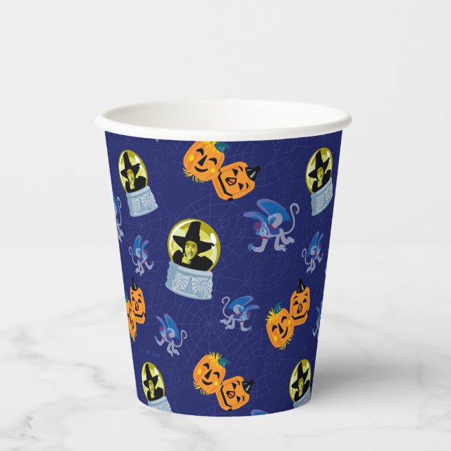 The Wizard Of Oz™ | Halloween Wicked Witch Pattern Paper Cups (Front)