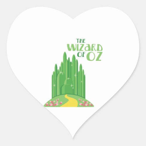 The Wizard of Oz Heart Sticker