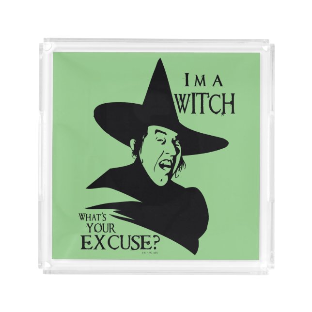 The Wizard Of Oz™ | I'm A Witch Acrylic Tray (Front)