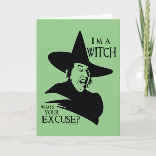 The Wizard Of Ozâ  Im A Witch Card
