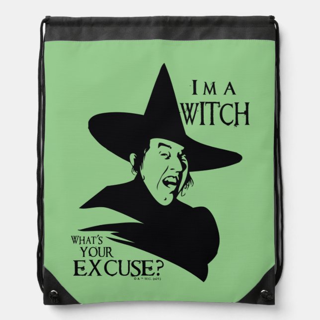 The Wizard Of Oz™ | I'm A Witch Drawstring Bag (Front)