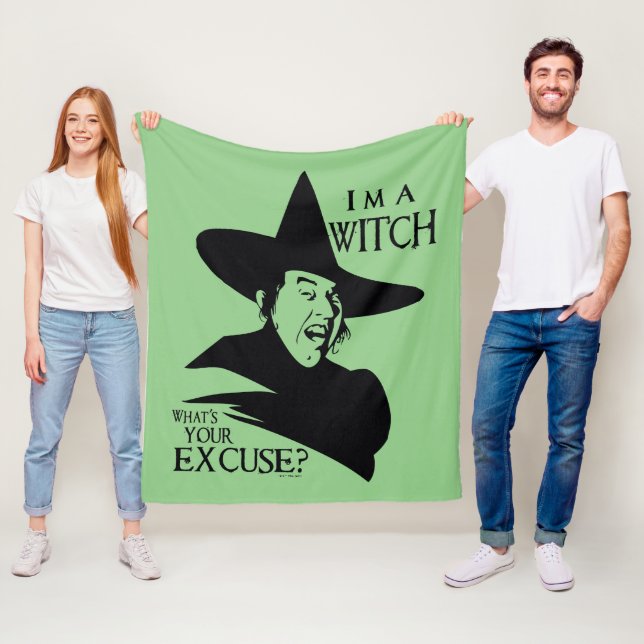 The Wizard Of Oz™ | I'm A Witch Fleece Blanket (In Situ)