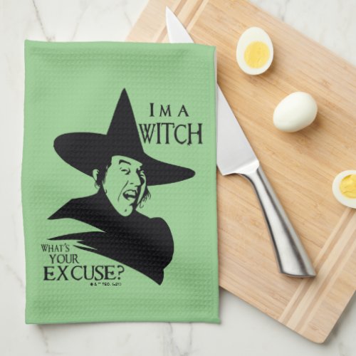 The Wizard Of Oz  Im A Witch Kitchen Towel