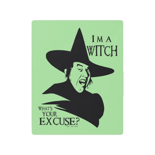 The Wizard Of Oz™ | I'm A Witch Metal Print (Front)