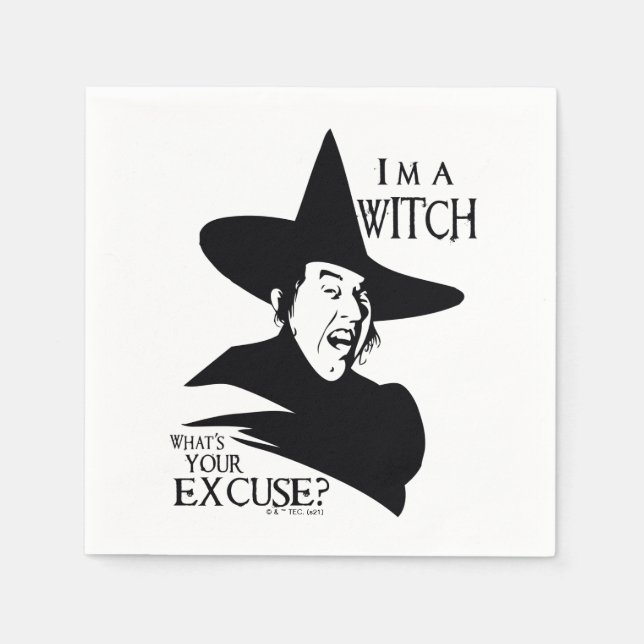 The Wizard Of Oz™ | I'm A Witch Napkins (Front)